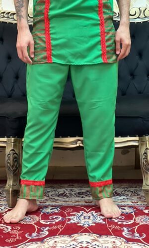 Calça Ogum Verde/Verm 600