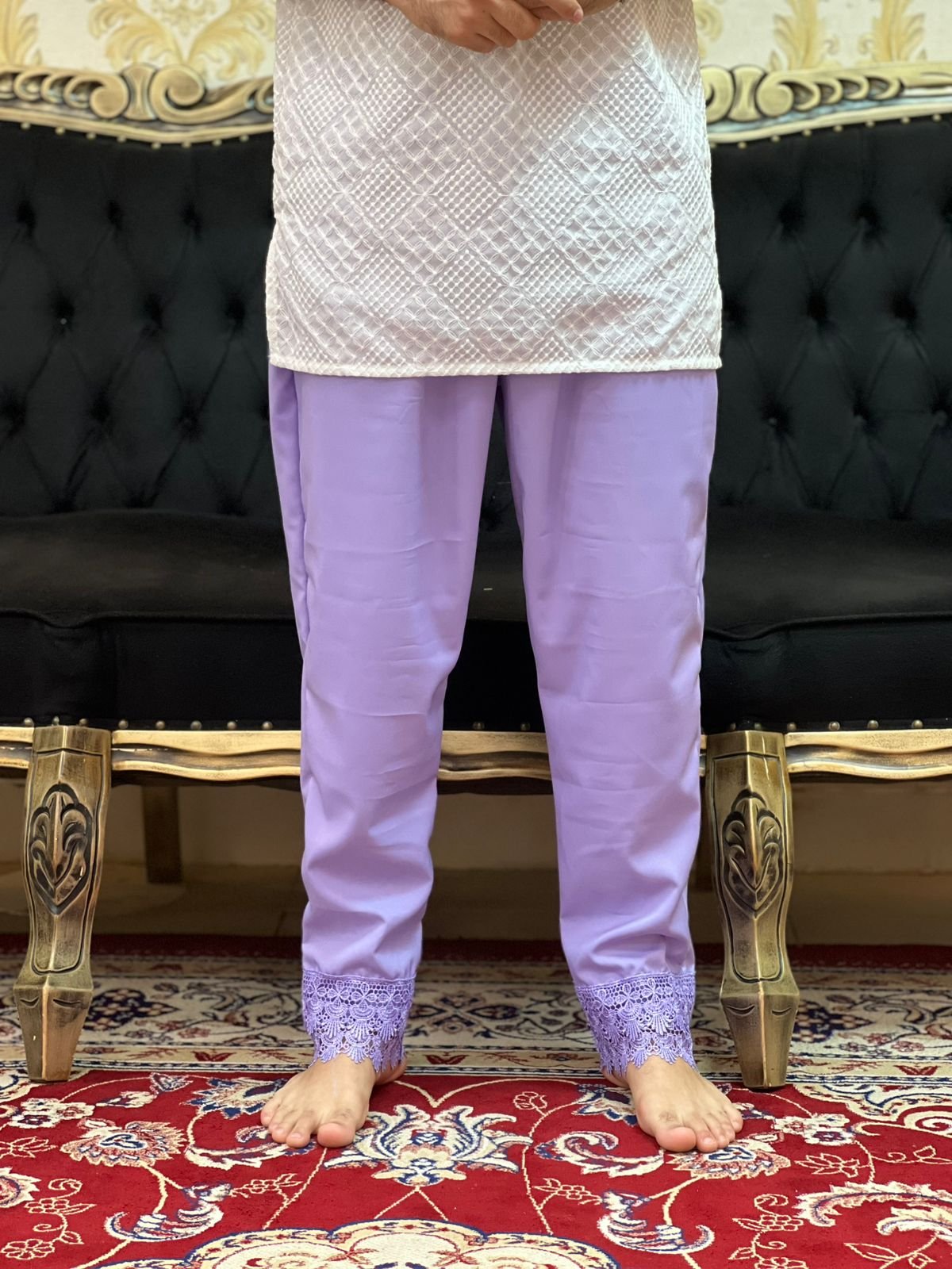 Calça Guipir Lilas 555