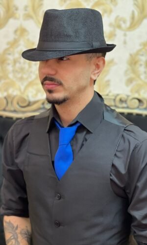 Gravata Azul 444