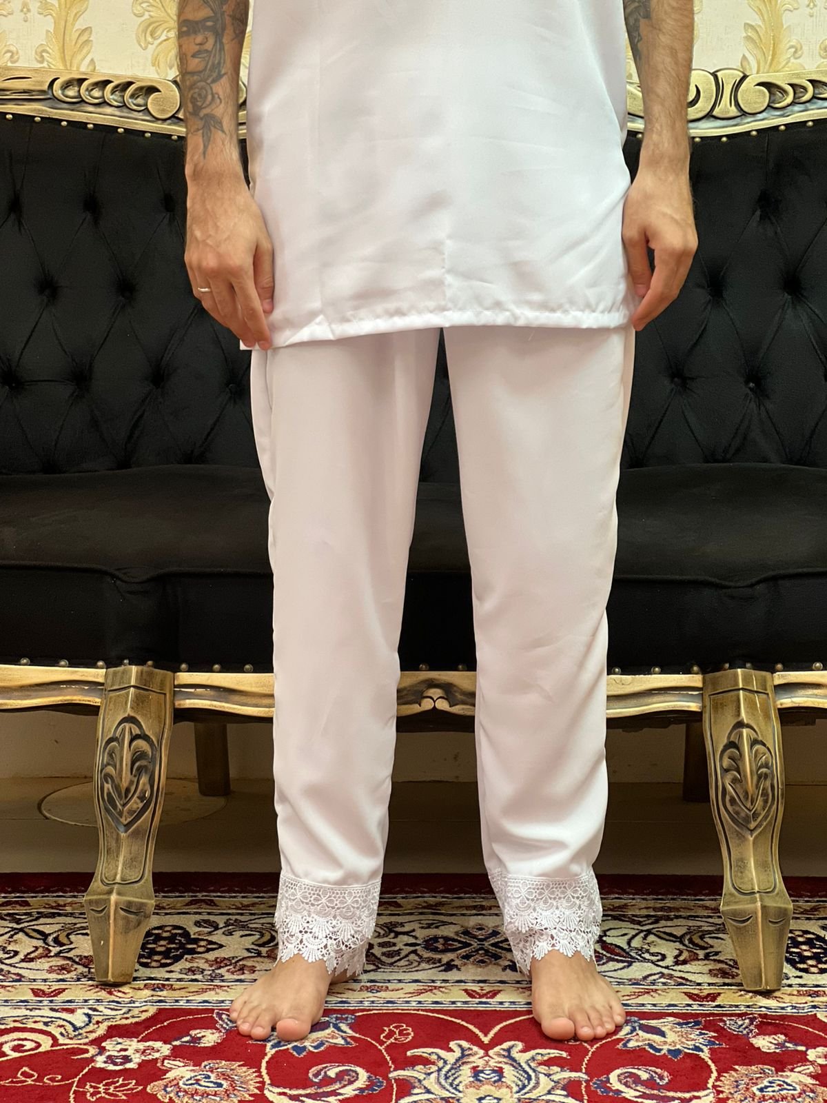 Calça Guipir Branco 023