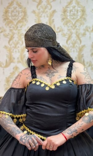 Corpete Safira Preto/Dou 238