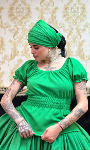 Blusa Piquet Verde 621