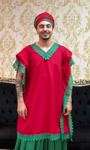 Kafta Tunica Verm/Verde 132
