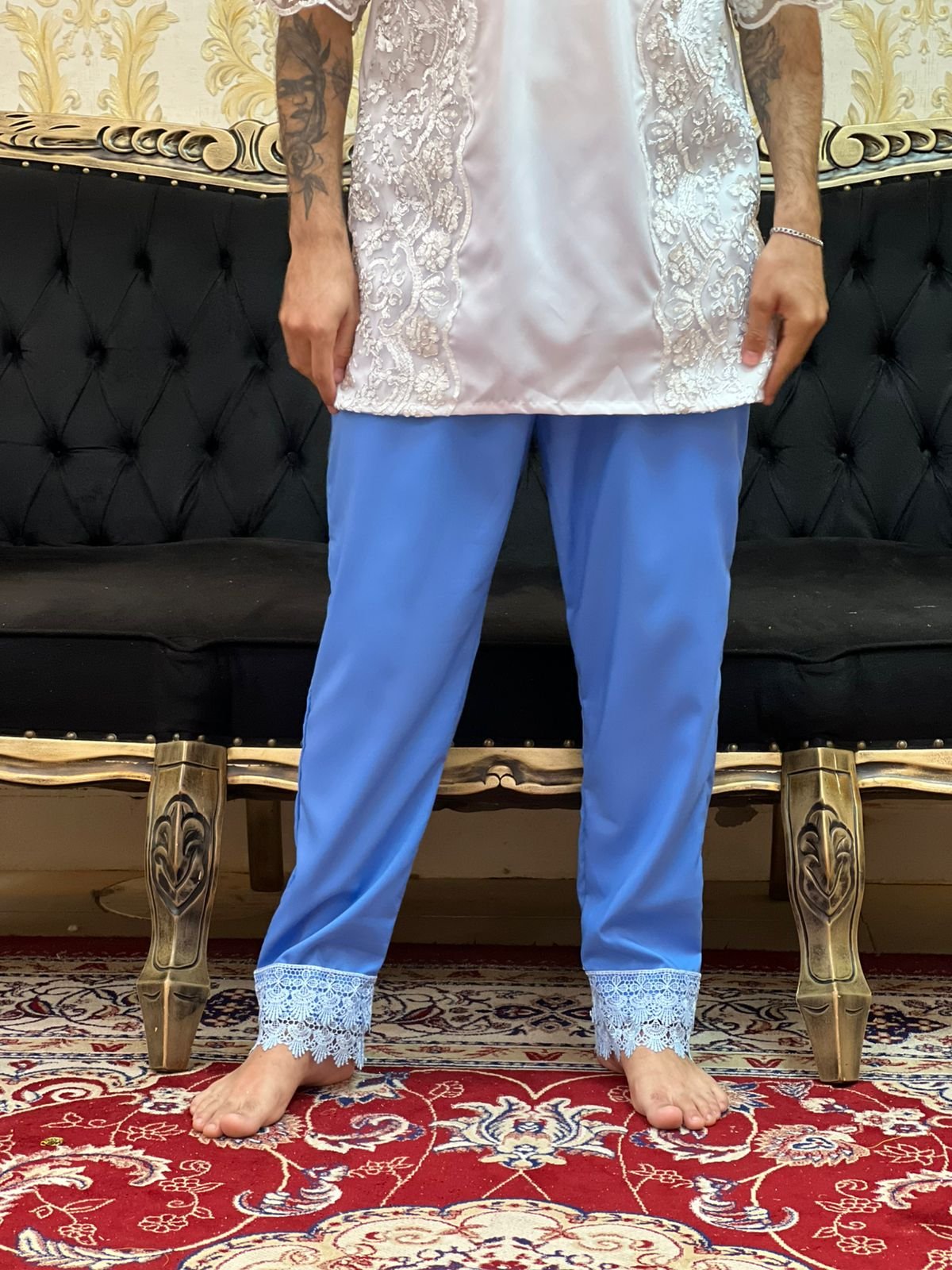 Calça Guipir Azul 406