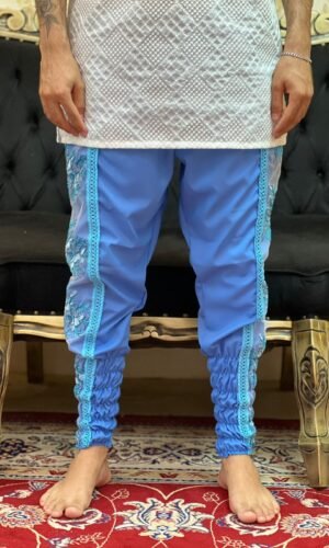 Bombacha Bordada Azul 407