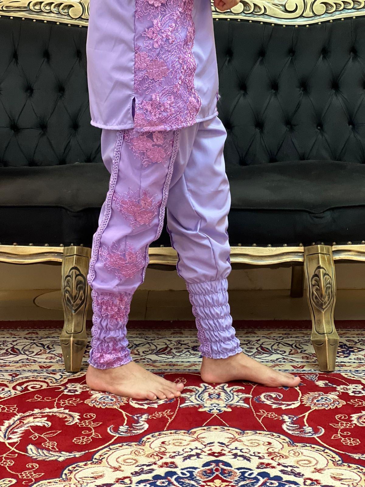 Bombacha Bordada Lilas 501