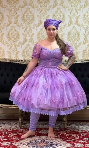 Saia Ori Curta Lilas 529