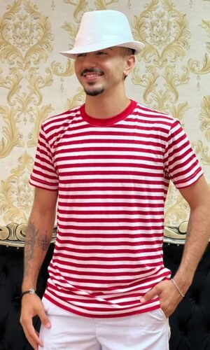 Camiseta Zé Vermelha Listras Finas 066