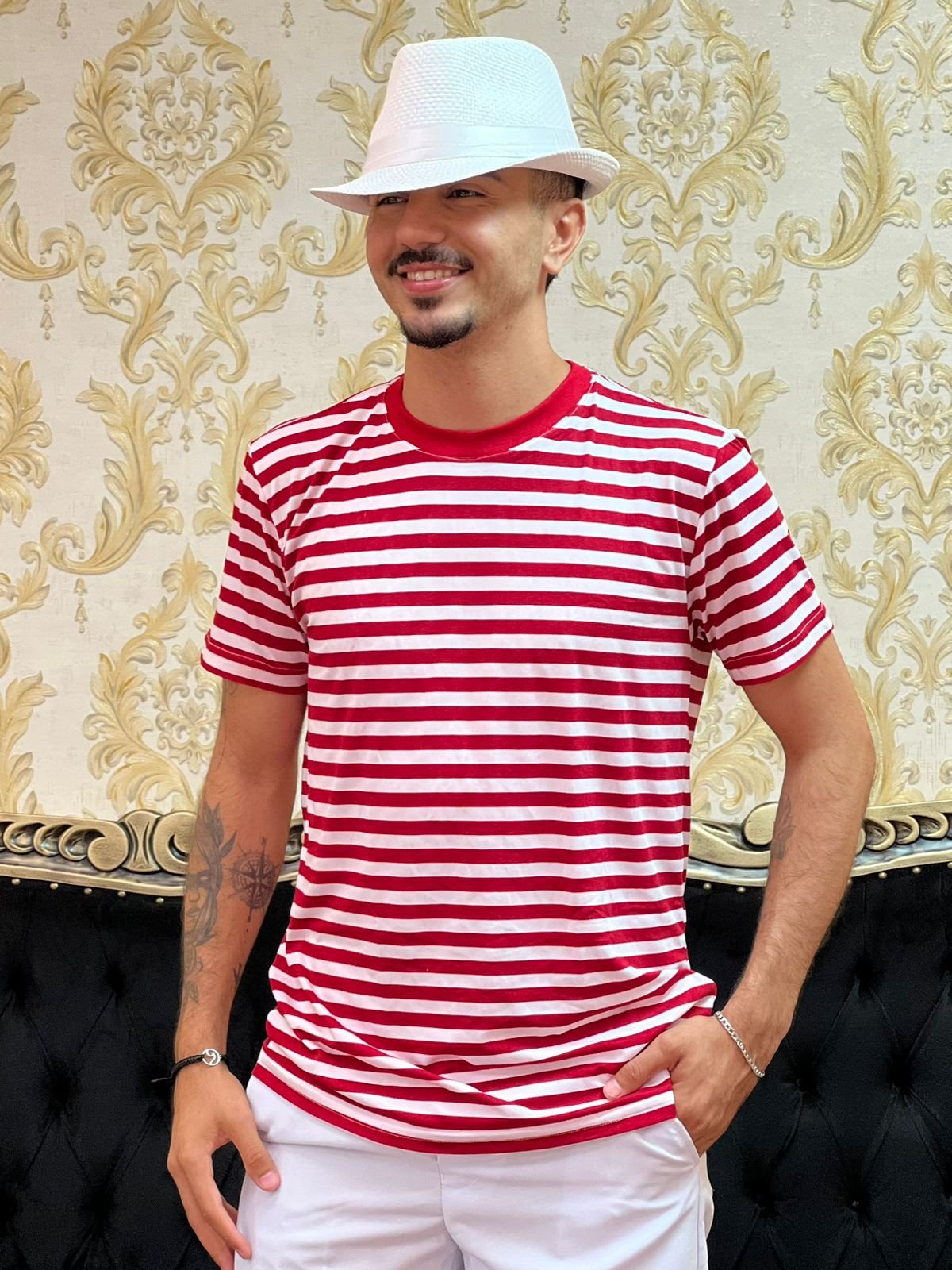 Camiseta Zé Vermelha Listras Finas 066