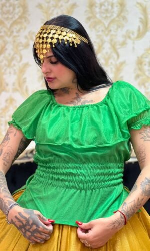 Blusa Babado Aurora Verde 660