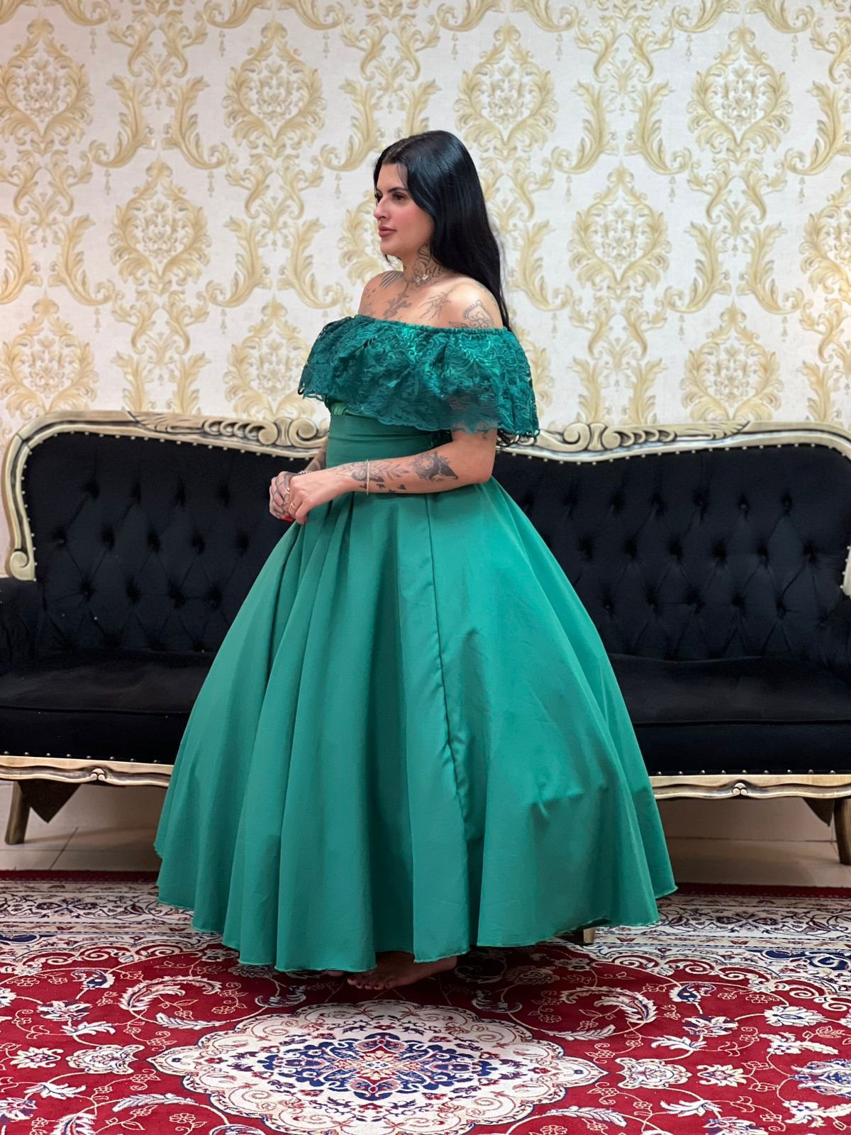 Saia Oxfor Longa Verde 668