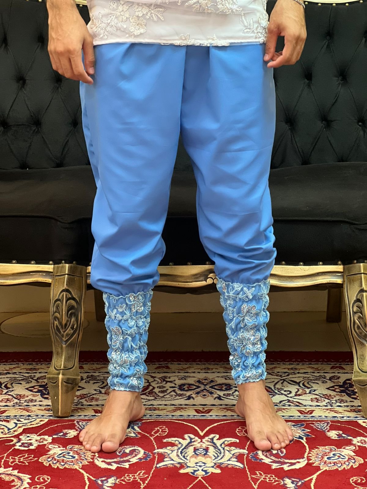 Bombacha Barrada Azul 414