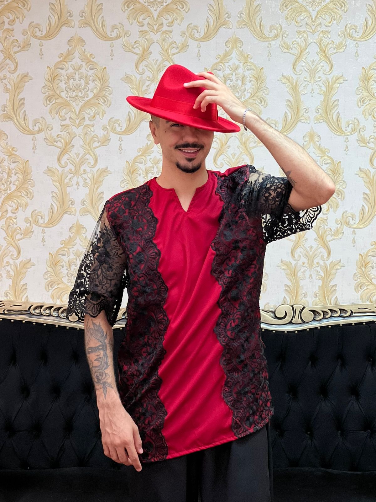 Kafta Luxo Verm/Preta 116