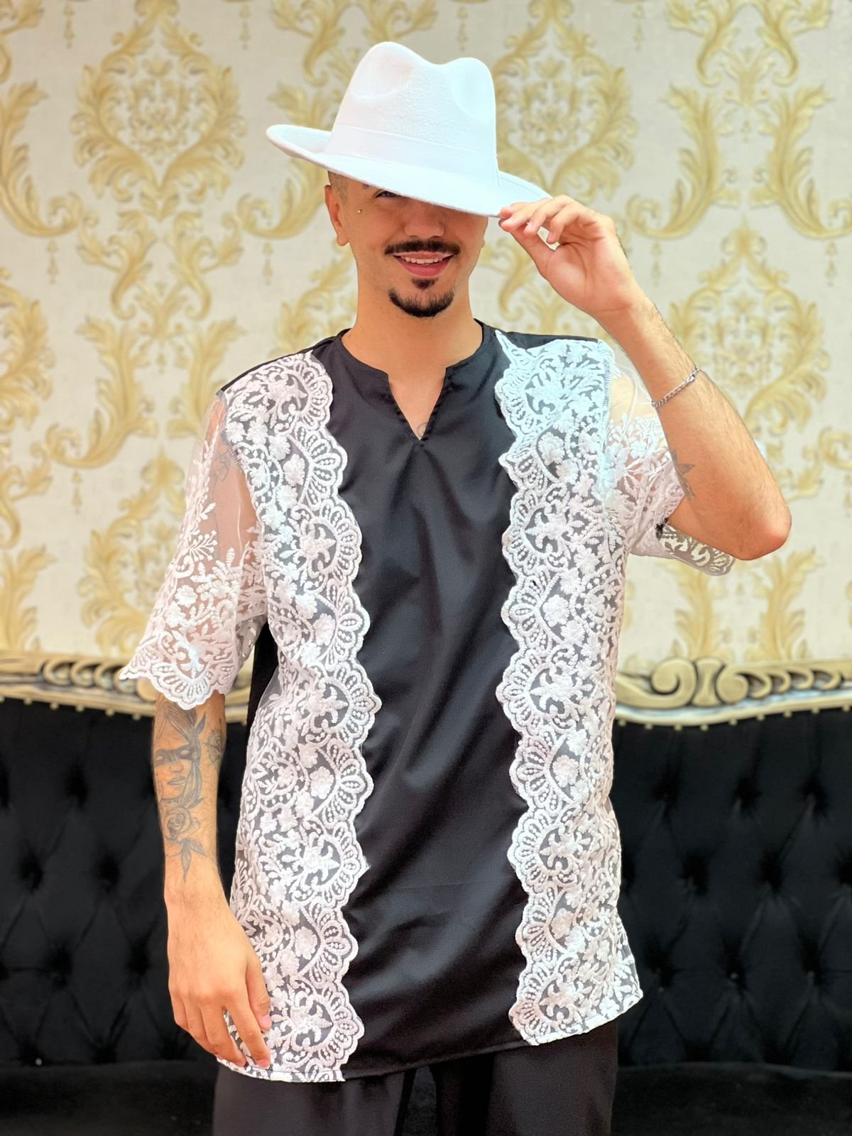Kafta Luxo Preto/Branco 251
