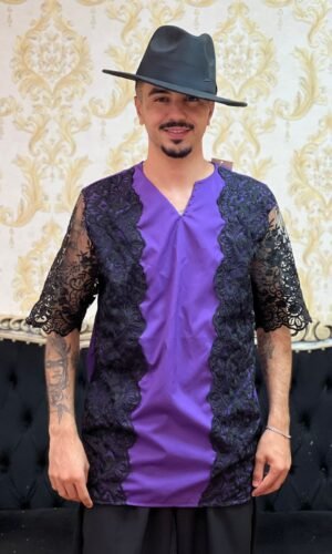 Kafta Luxo Roxo/Preto 512