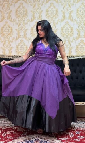 Saia Mulambo Preto/Roxo 2505