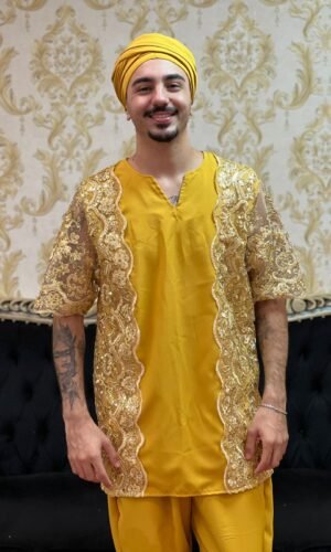 Kafta Luxo Dourada 354