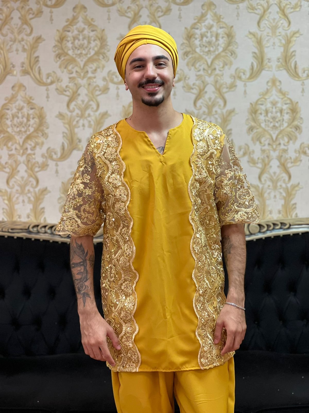 Kafta Luxo Dourada 354