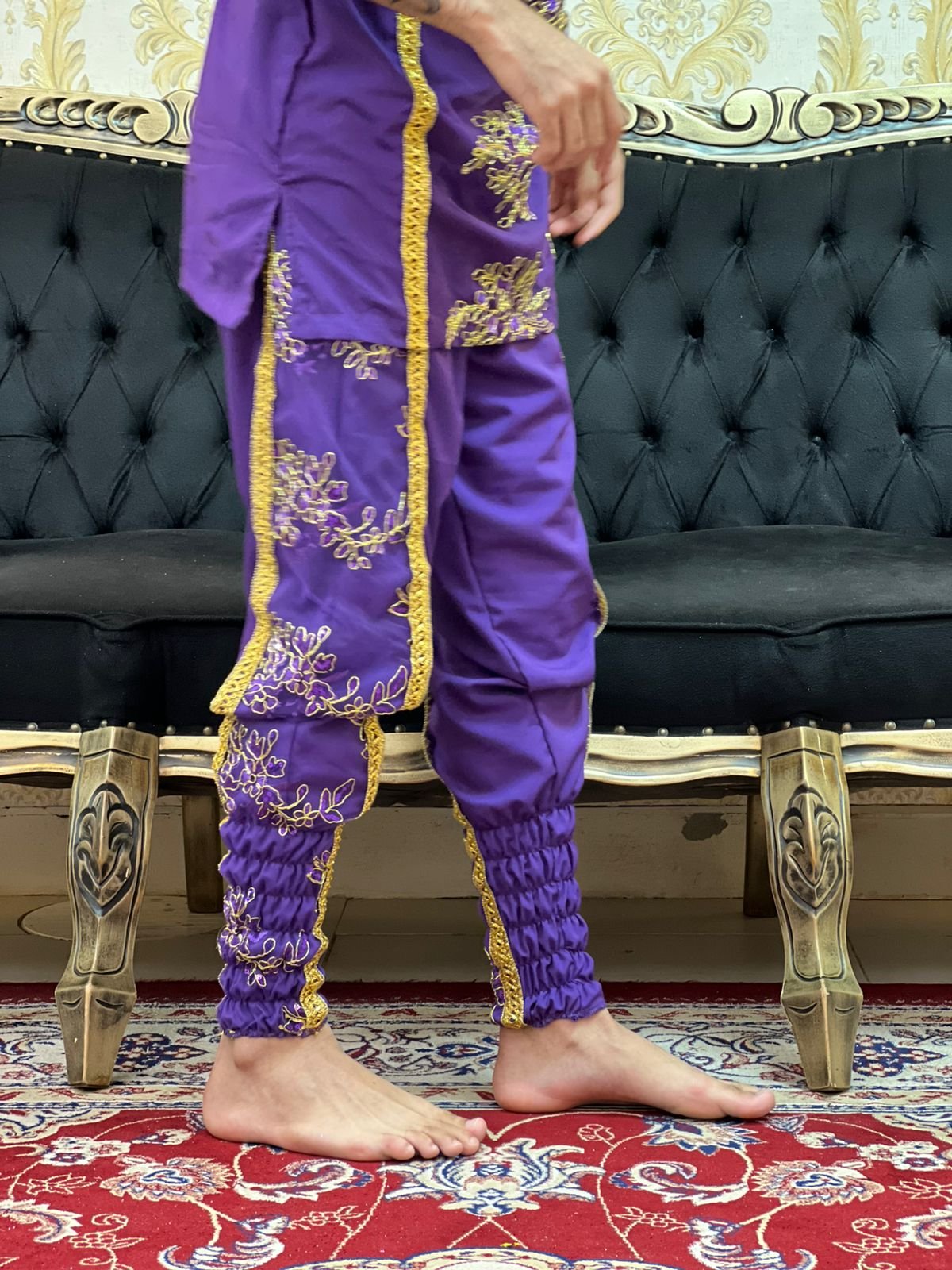 Bombacha Bordada Roxo/Dou 503