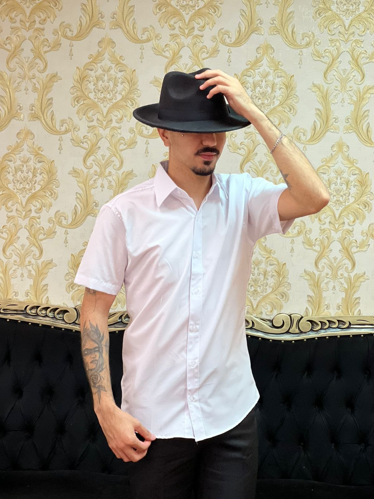 Camisa Social Curta Branco 000