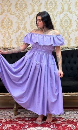 Saia Serão Oxfor Lilas 517