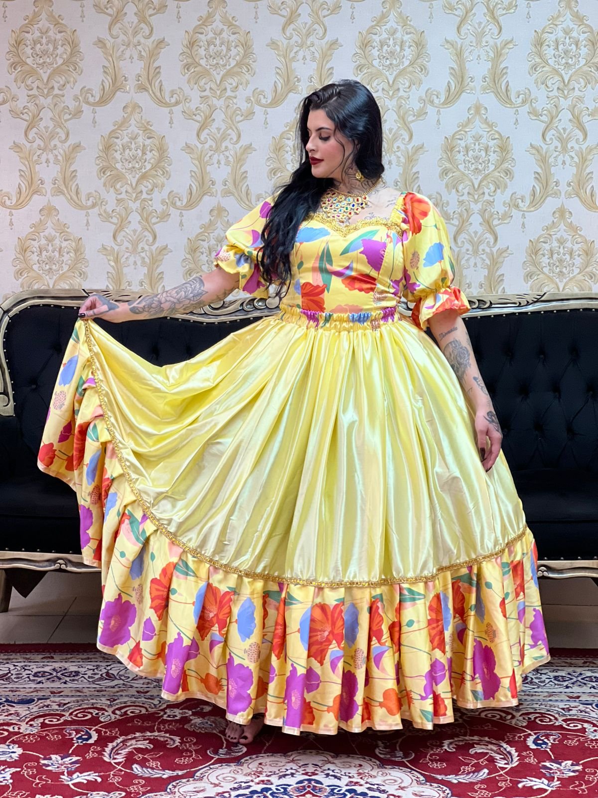 Saia Rosita Amarelo 8307