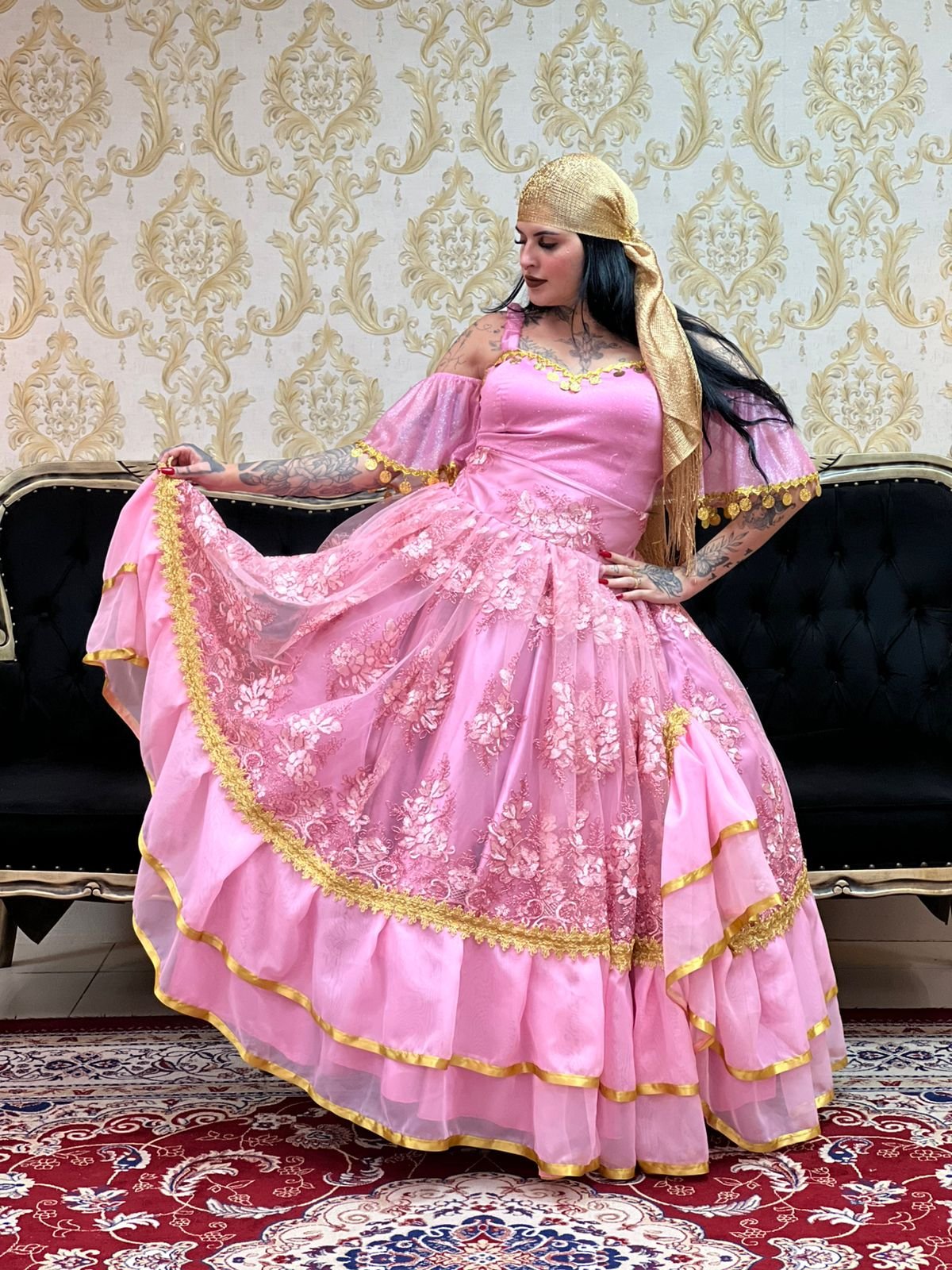 Saia Tsara Rosa/Dou 8709