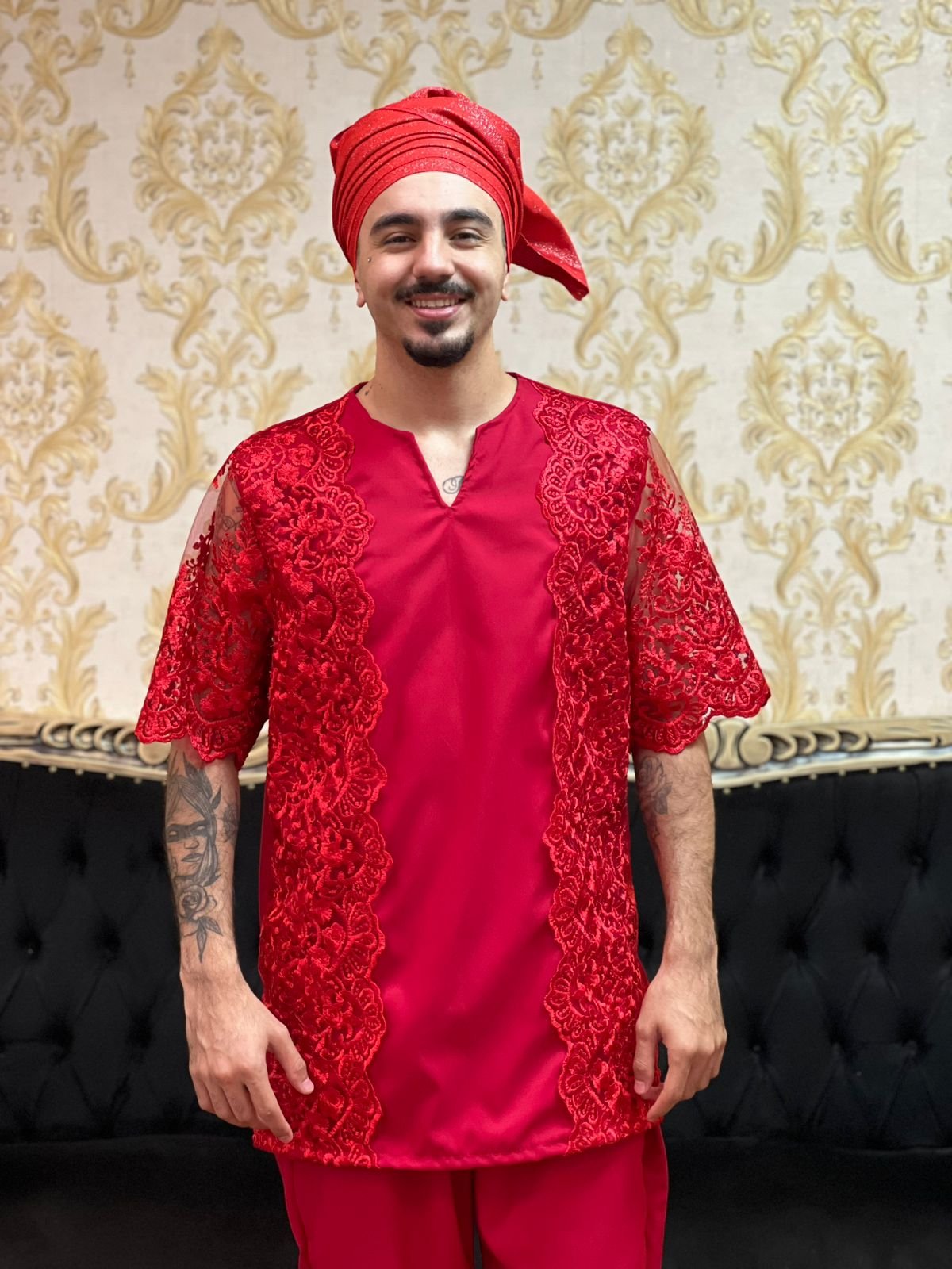 Kafta Luxo Vermelha 159