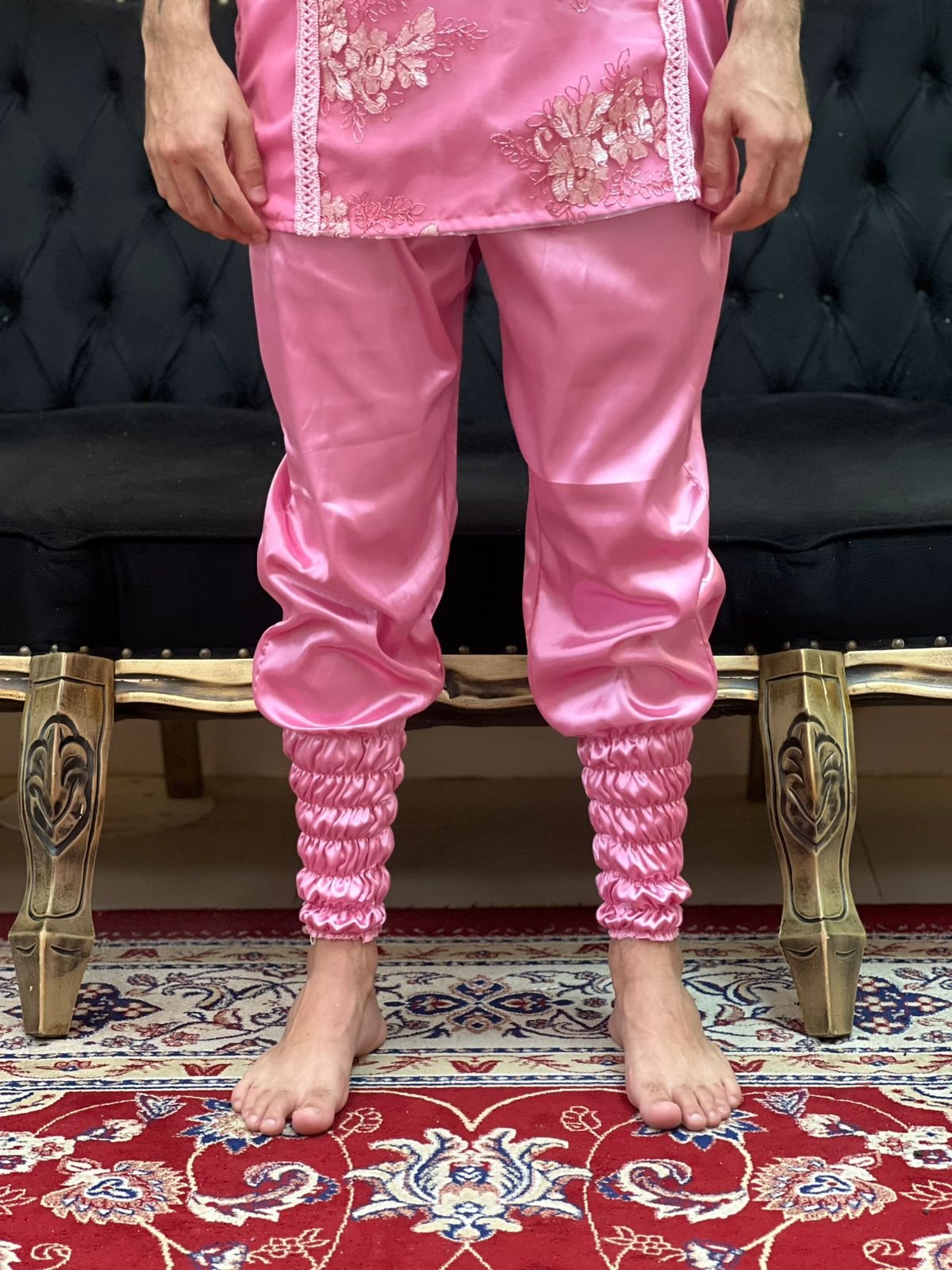 Bombacha Cetim Rosa 702