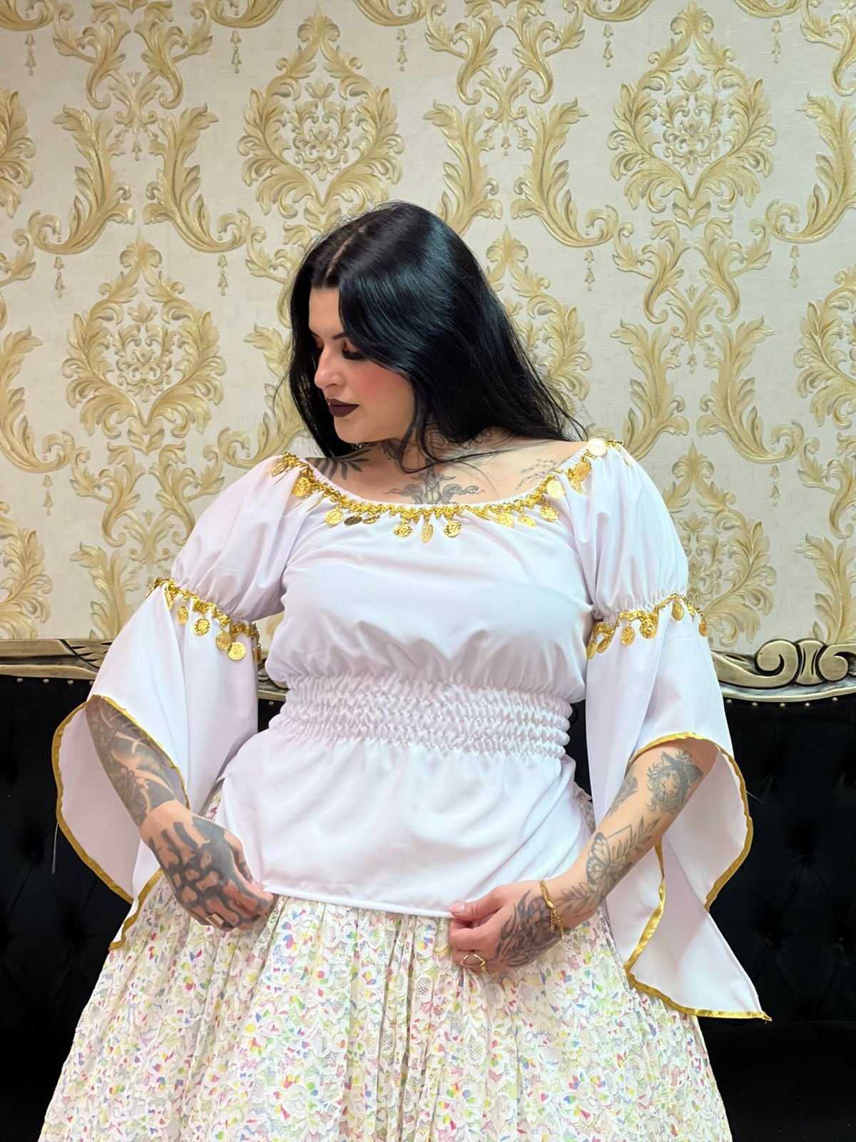 Blusa Natasha Branco/Dou 031