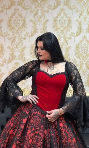 Corpete Feitiço Verm/Preto 126