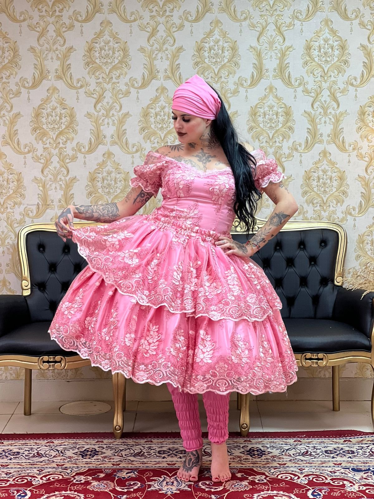 Saia Odara Rosa 747