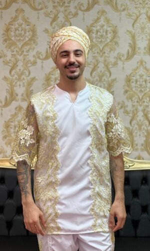 Kafta Luxo Branco/Dou 030