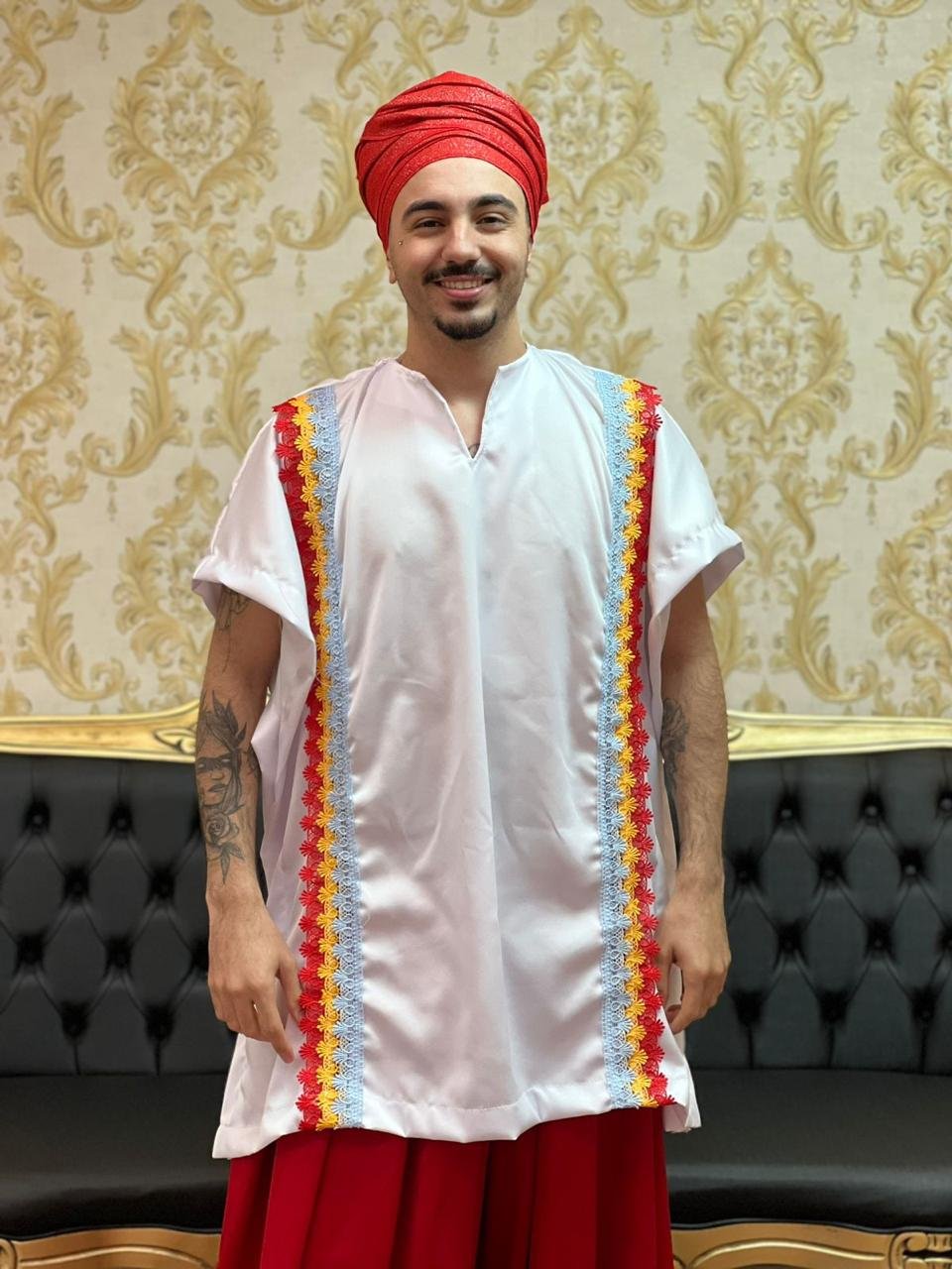Kafta Tunica Guipir Branco/Ibeji 092