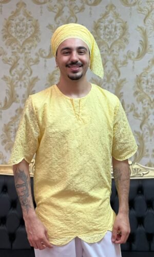 Kafta Broderi Amarelo 302