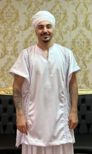 Kafta Tunica Guipir Branco 069