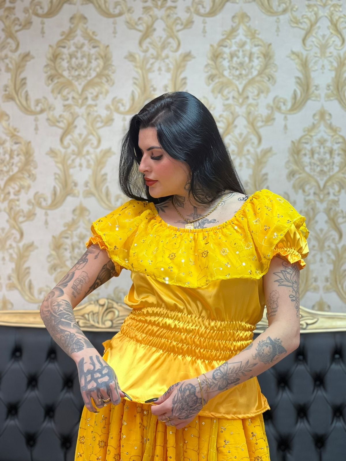 Blusa Maya Amarelo/Dou 314