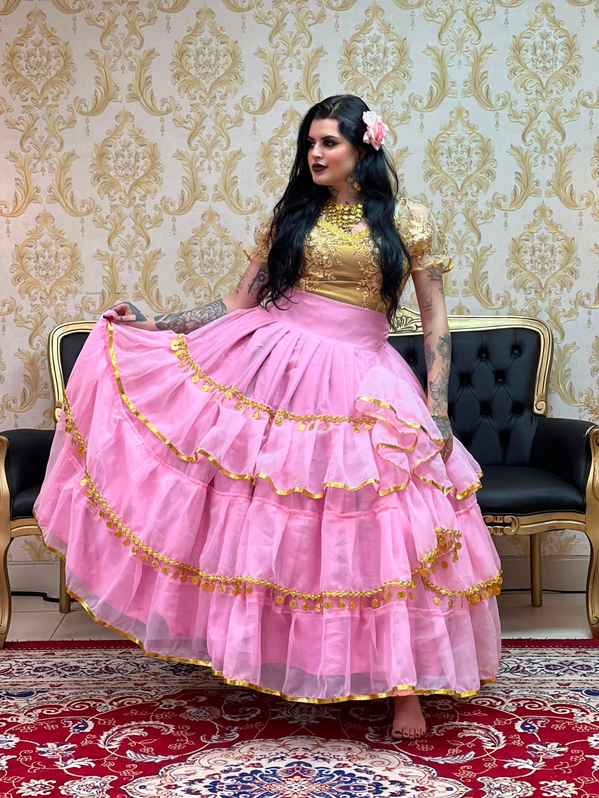 Saia Madalena Rosa/Dou 8737