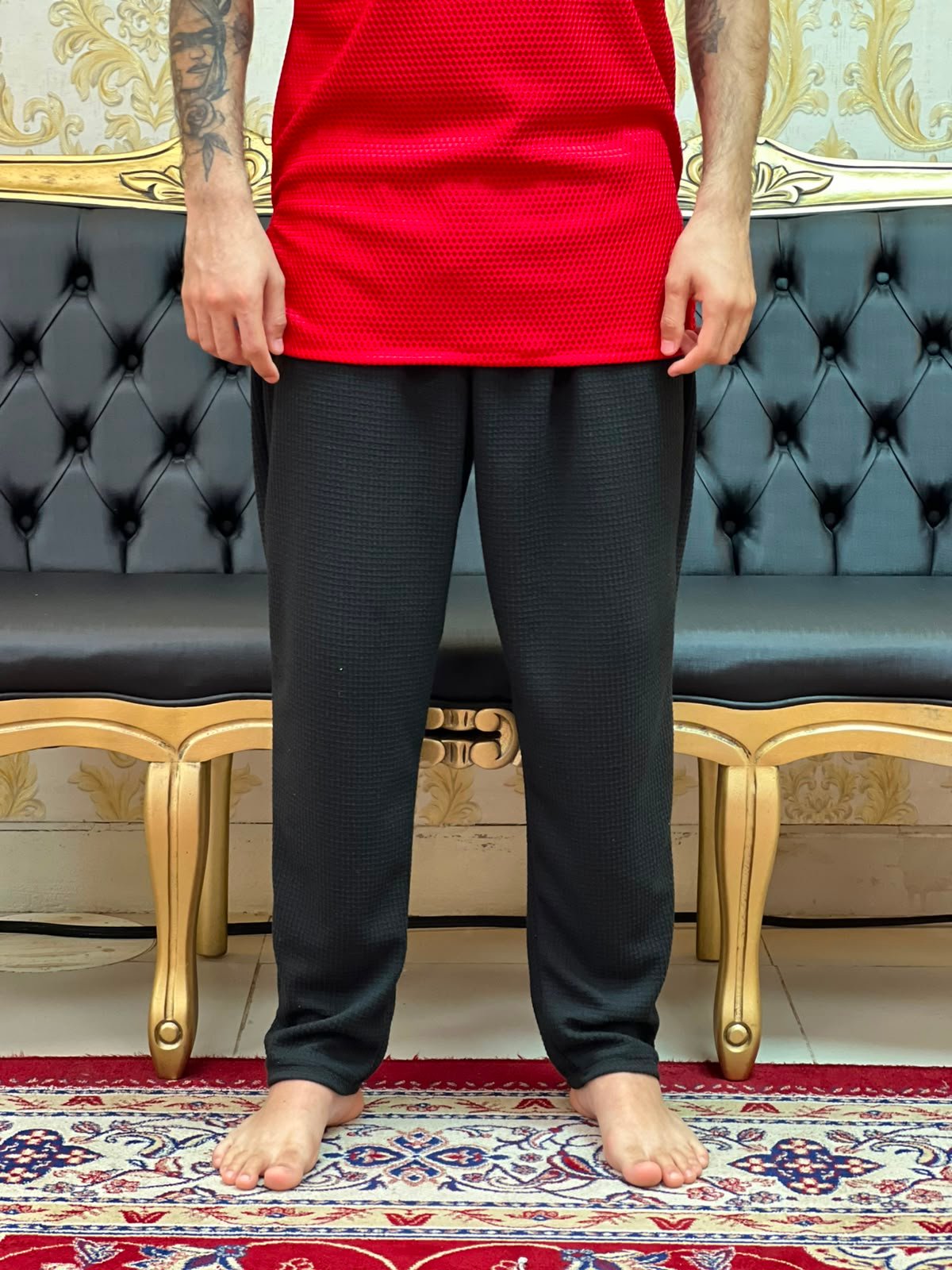 Calça Malha Piquet Preto 220