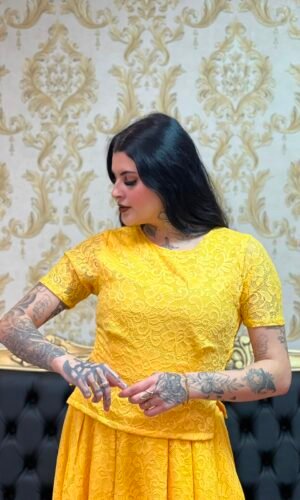 Bata Rendas Amarelo 310