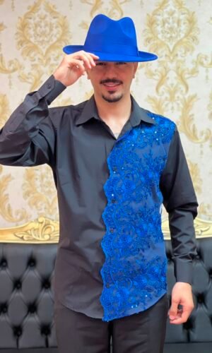 Camisa Encruzilhada Preto/Azulão 209