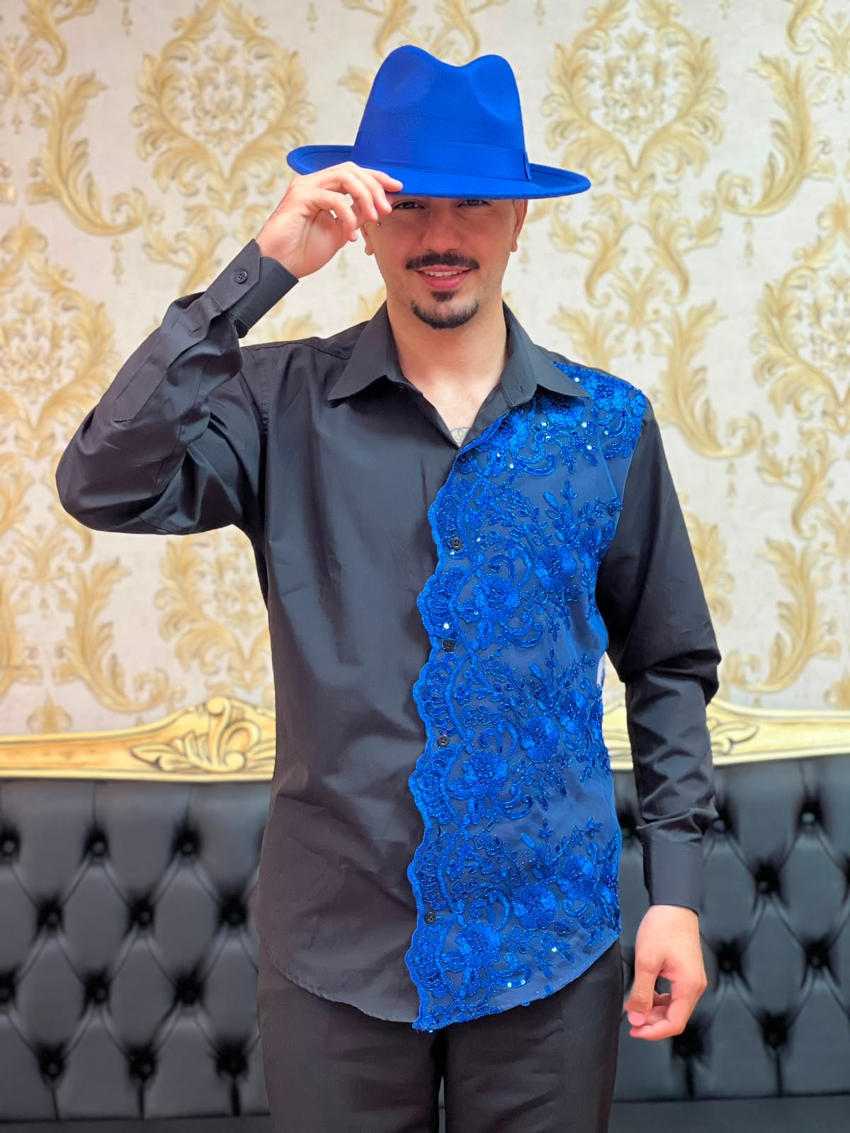 Camisa Encruzilhada Preto/Azulão 209
