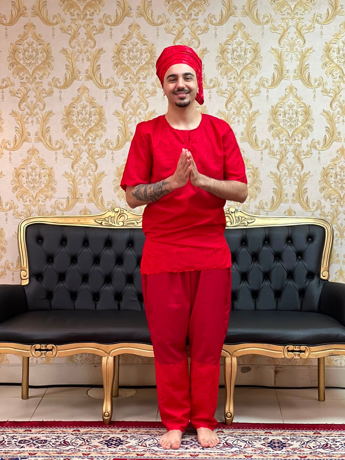 Calça Broderi Vermelho 122
