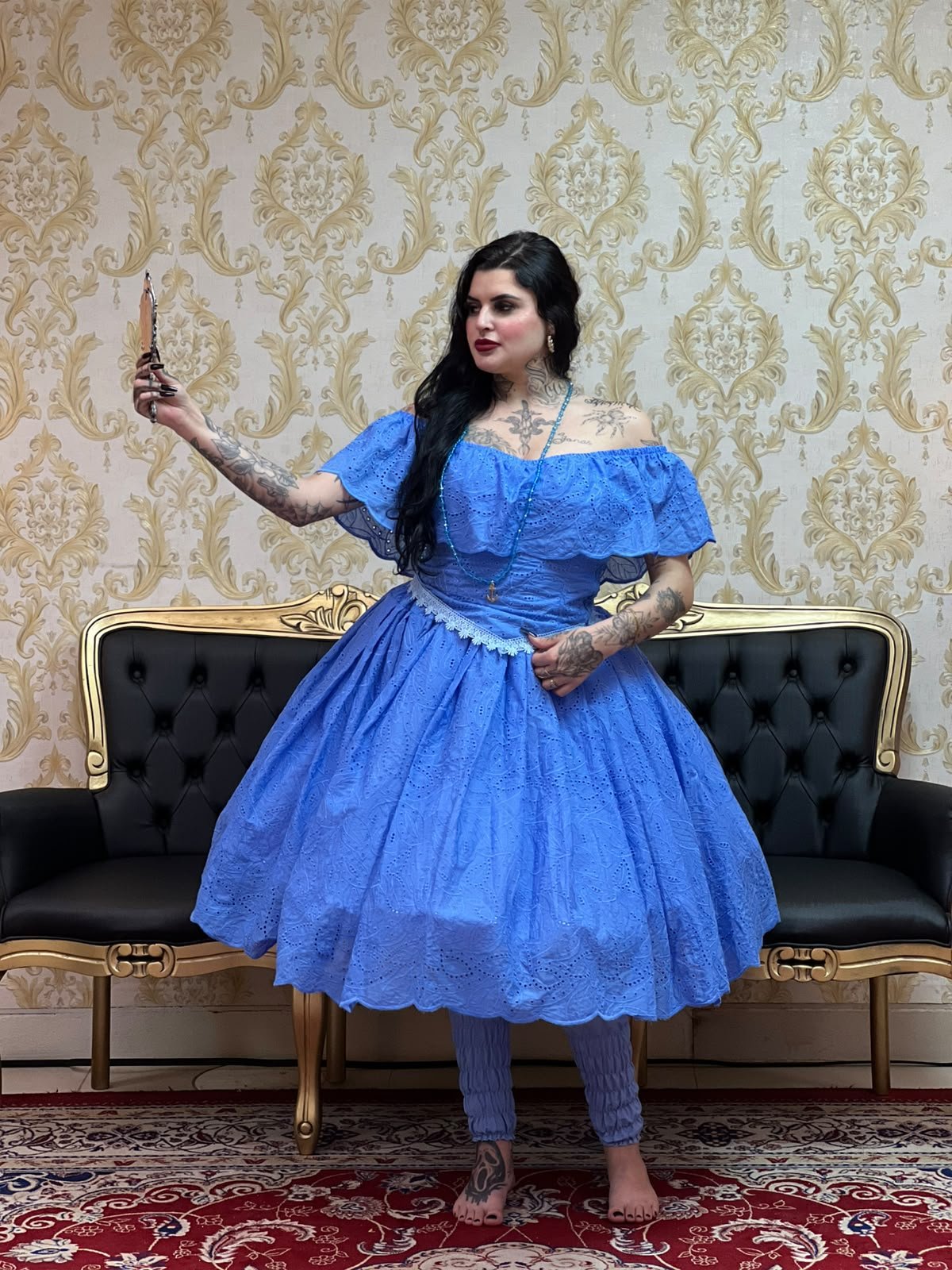 Corpete Broderi Azul 444