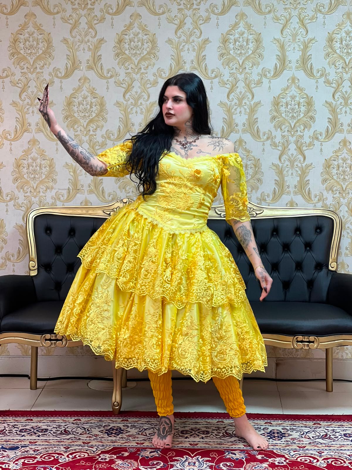 Saia Odara Curta Amarelo 341