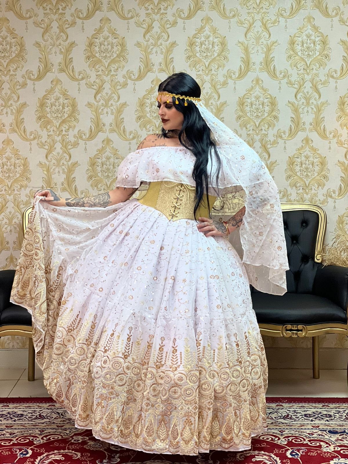 Saia Maya Branco/Dou 8016