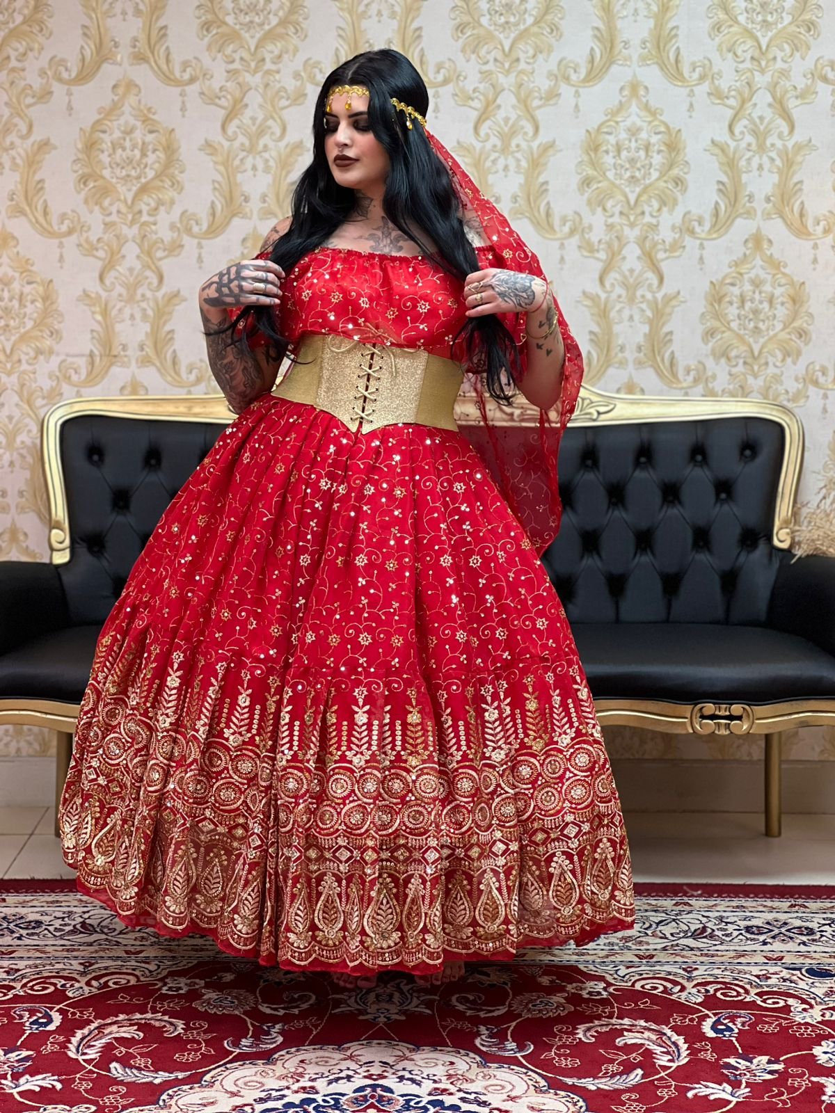 Saia Maya Vermelho/Dou 8116