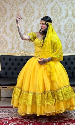 Saia Salomé Amarelo/Dou 8380