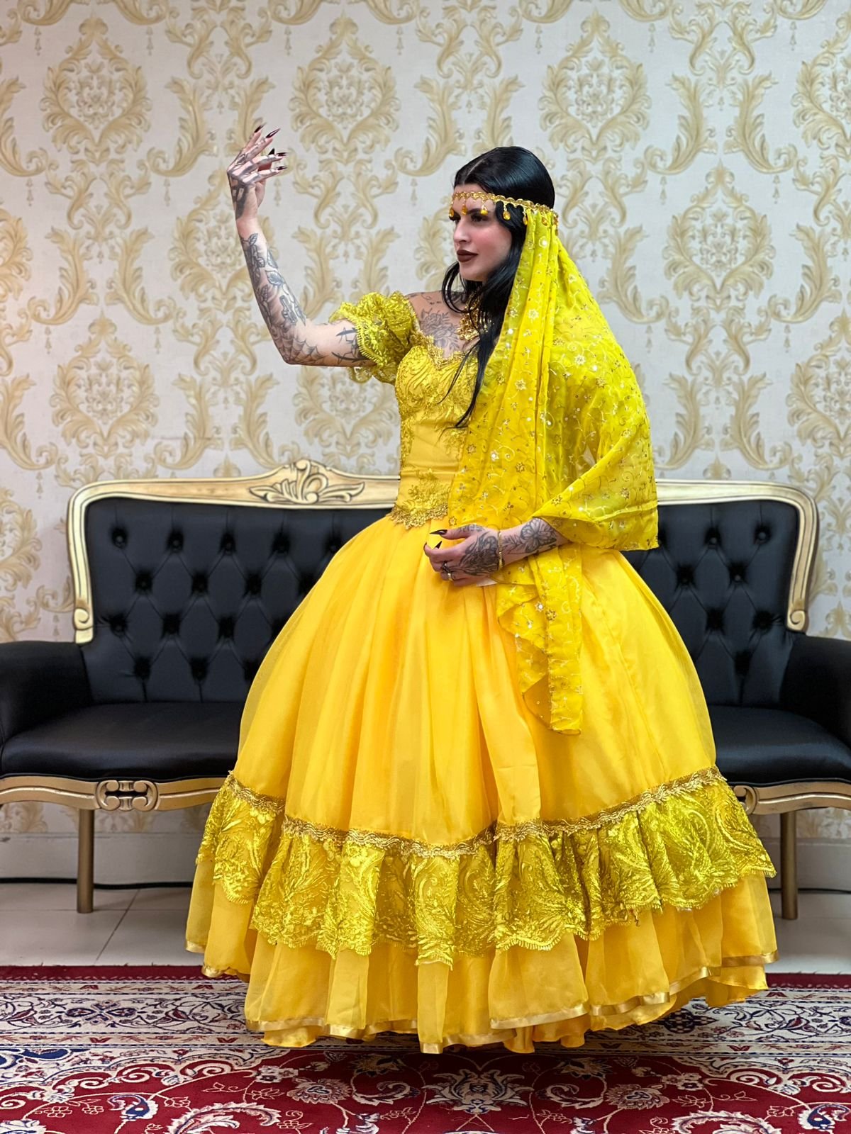 Saia Salomé Amarelo/Dou 8380