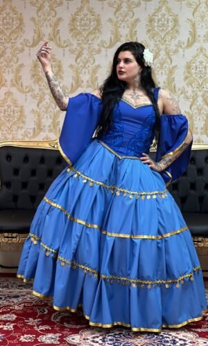 Saia Natasha Azul/Dou 8400